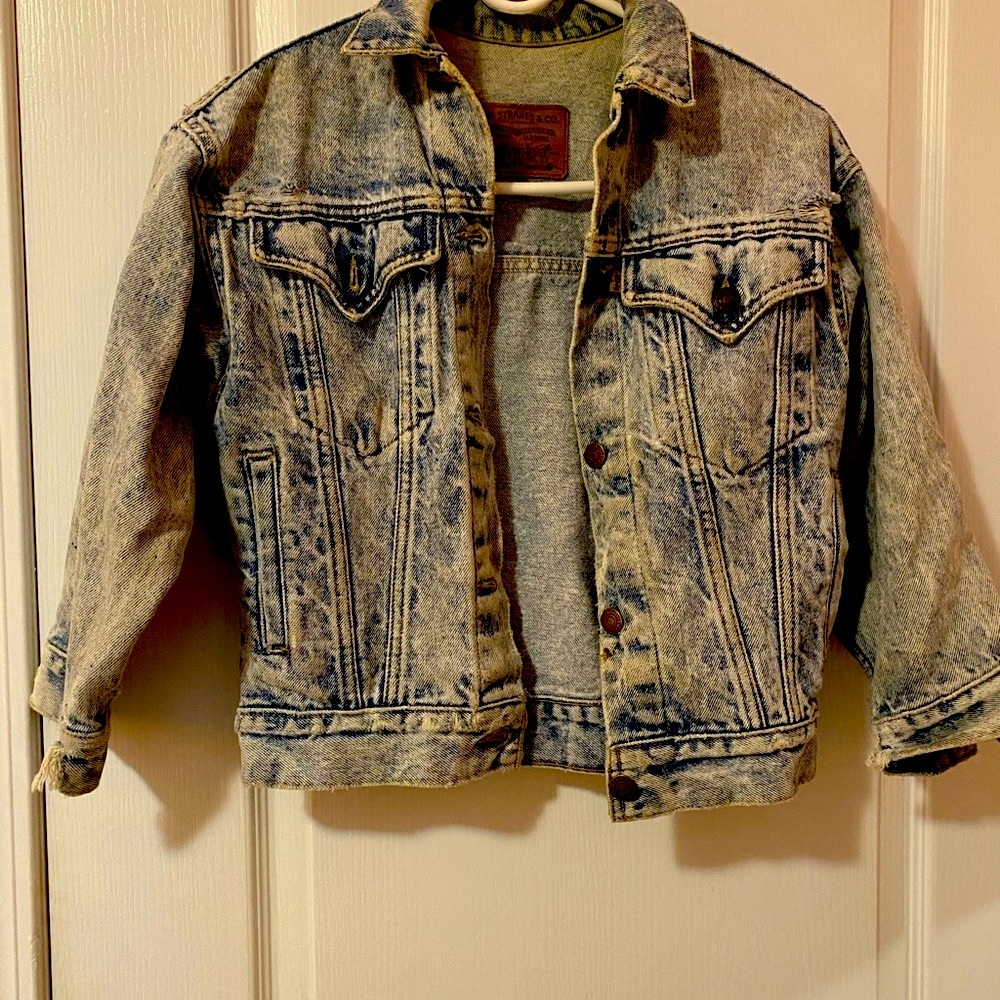 Distress Vintage Levi Jacket